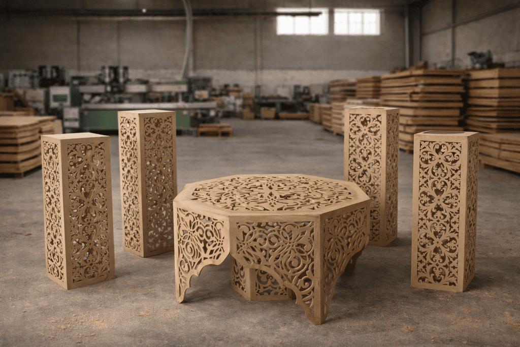 Ribbed Oval Display Plinth - #4103 | Tables & Stands